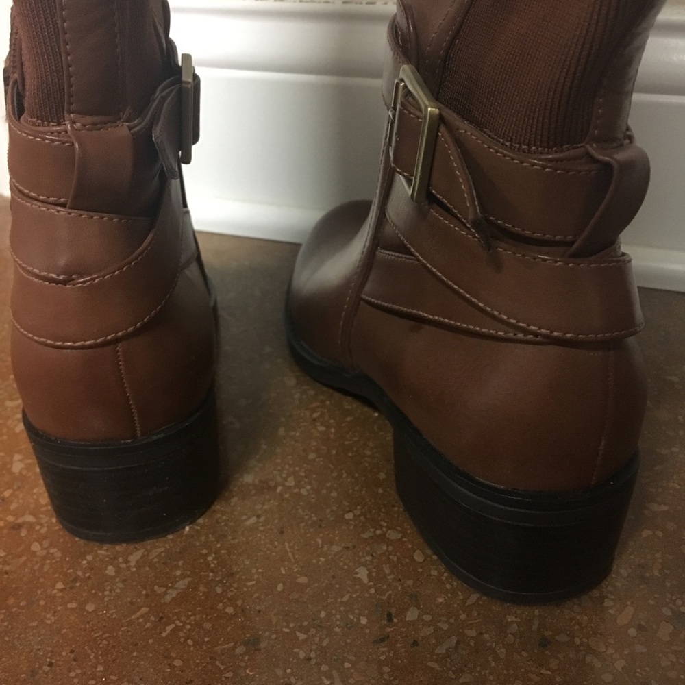Franco sarto tan knee high boots.  Like new.